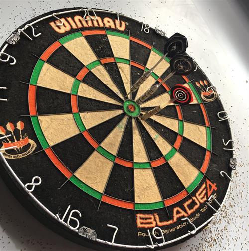 Dart board